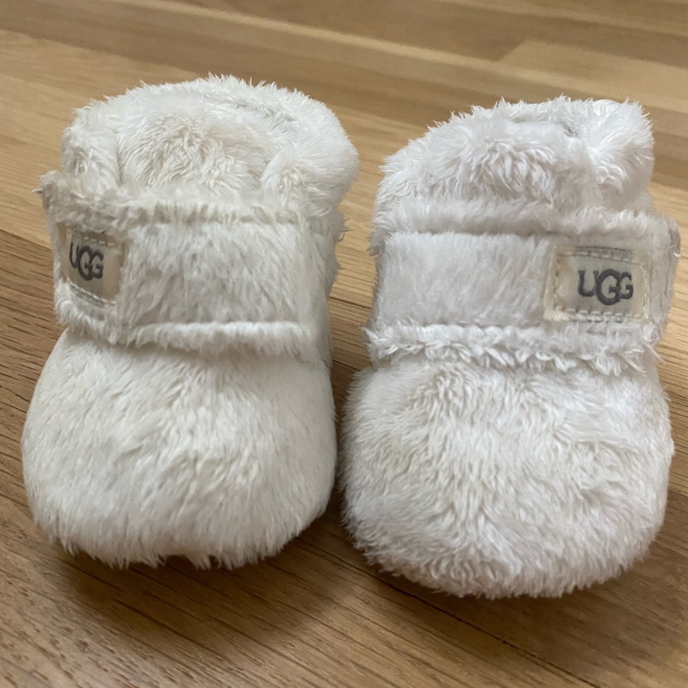 Newborn White Ugg Booties